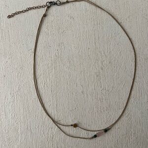 ETSY handmade necklace with stone accents